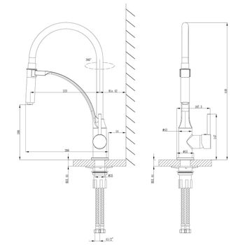 Товар: Soul Смеситель для кухни, гиб.излив 224мм, р/ОД, хром, LM, LM6007C - фото 2 Soul Смеситель для кухни, гиб.излив 224мм, р/ОД, хром, LM, LM6007C — фото 2, Смесители для кухни