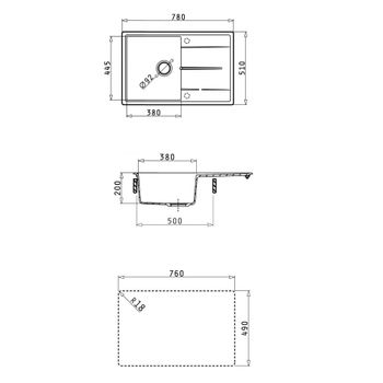 Товар: Кухонная мойка ABBER Quarz AQ2904S песочный - фото 7 Кухонная мойка ABBER Quarz AQ2904S песочный — фото 7, Кухонные мойки