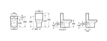 Товар: DAMA SENSO COMPACTO Чаша унитаза, двойной выпуск, установ. компл., упаков. в коробку. ROCA 7342518000 - фото 2 DAMA SENSO COMPACTO Чаша унитаза, двойной выпуск, установ. компл., упаков. в коробку. ROCA 7342518000 — фото 2, Напольные унитазы