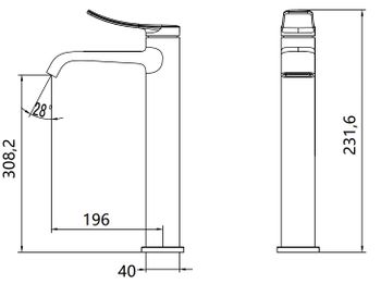 Товар: CREAVIT Cмеситель для раковины LUA LU6500 - фото 2 CREAVIT Cмеситель для раковины LUA LU6500 — фото 2, Смесители для раковины