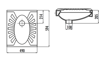 Товар: CREAVIT Чаша Генуя 50*60 РОМАШКА TP590-00CB00E-0000 - фото 2 CREAVIT Чаша Генуя 50*60 РОМАШКА TP590-00CB00E-0000 — фото 2, Чаши Генуя