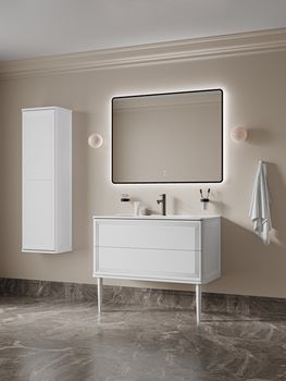 Опора мебельная, 2 шт, массив березы, 30 см, белый, Optima Home, IDDIS, OPH30W1i96 — фото 3, Комплектующие для мебели в ванной