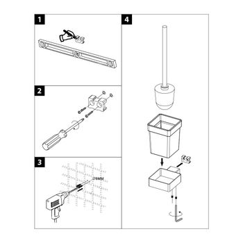 Товар: Ершик для унитаза SMOOTH LINE с держателем, черный 9762020 - фото 5 Ершик для унитаза SMOOTH LINE с держателем, черный 9762020 — фото 5, Ершики для унитаза