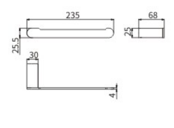 Товар: Бумагодержатель 63106 - фото 2 Бумагодержатель 63106 — фото 2, Держатели туалетной бумаги