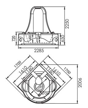 Акриловая ванна Gemy G9070 K — фото 3, Акриловые ванны