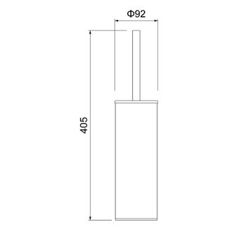 Товар: Щетка для туалета настенно-напольная Timo Saona 13161/18 черное золото - фото 2 Щетка для туалета настенно-напольная Timo Saona 13161/18 черное золото — фото 2, Аксессуары для туалета