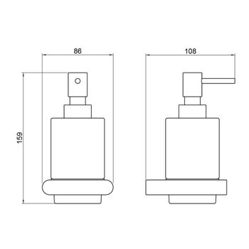 Товар: Дозатор Timo Luiro 18438/17 золото матовое - фото 2 Дозатор Timo Luiro 18438/17 золото матовое — фото 2, Дозаторы