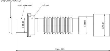 Товар: Гибкое соединение Aquanet 32 x 40/50мм 00342068 - фото 5 Гибкое соединение Aquanet 32 x 40/50мм 00342068 — фото 5, Аксессуары для раковины