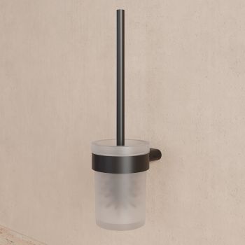 Ершик, нержавеющая сталь, Petite, черный матовый, IDDIS, PETBLSGi47 — фото 3, Аксессуары для ванной