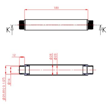 CREAVIT Выход для душевой насадки A13 — фото 2, Смесители