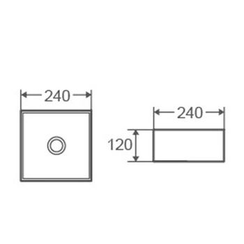 Раковина чаша D&K Berlin DT1431116, белый — фото 3, Раковины накладные