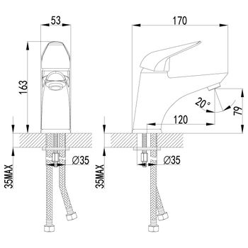 Товар: Poseidon Смеситель для раковины, монолит.излив 120мм, р/ОД, хром, LM, LM4206C - фото 3 Poseidon Смеситель для раковины, монолит.излив 120мм, р/ОД, хром, LM, LM4206C — фото 3, Смесители для раковины