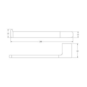 Держатель для туалетной бумаги BELZ B90603-2, хром — фото 2, Держатели туалетной бумаги