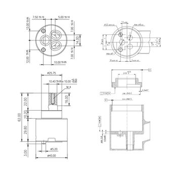Картридж SEDAL с керам. пластинами 40 мм, КЛИК-Система, короткий, блистер. LEMARK LM8597P-BL — фото 3, Прочие аксессуары и комплектующие