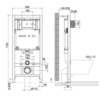 Товар: КОМПЛЕКТЫ 3в1 PENEDA + BIT чёрный матовый + GLAZER MATT BLACK, LM, 100802235 - фото 10 КОМПЛЕКТЫ 3в1 PENEDA + BIT чёрный матовый + GLAZER MATT BLACK, LM, 100802235 — фото 10, Инсталляции для унитазов