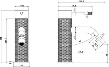 Смеситель для биде Allen Brau Priority 4.0 5.31С04-31 черный матовый — фото 2, Смесители для биде