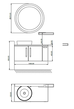 ELATA Зеркало с подсветкой ET1085.01.AN — фото 2, Зеркала в ванную комнату