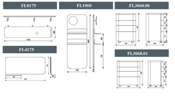 FOGLIA Нижняя тумба FL3068.00 — фото 2, Тумбы под раковину
