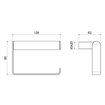Товар: Бумагодержатель Timo Luiro 18542/03 черный - фото 2 Бумагодержатель Timo Luiro 18542/03 черный — фото 2, Держатели туалетной бумаги