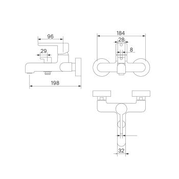 Товар: Смеситель для ванны, хром матовый, Aiger, IDDIS (AIGBC00i02WA) - фото 3 Смеситель для ванны, хром матовый, Aiger, IDDIS (AIGBC00i02WA) — фото 3, Смеситель для ванны