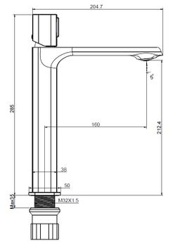 CREAVIT Cмеситель для кухни ALFA AL6500 — фото 2, Смесители для кухни