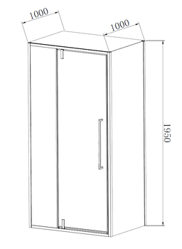 Душевой уголок Slim-N VSR-4SNP1012CL, 1200*1000, хром, стекло прозрачное — фото 4, Душевые уголки