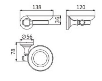 Мыльница керамика 52004 — фото 2, Мыльницы