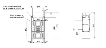 Тумба под раковину Aquanet Милан 45 белый глянец 00339962 — фото 10, Тумбы под раковину