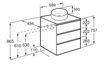 Товар: THE GAP модуль для раковины 600 мм, 585x453x741 мм, с 3 ящиками, набор ножек 7.8168.2.733.9 приобрет A857404402 - фото 12 THE GAP модуль для раковины 600 мм, 585x453x741 мм, с 3 ящиками, набор ножек 7.8168.2.733.9 приобрет A857404402 — фото 12, Тумбы под раковину