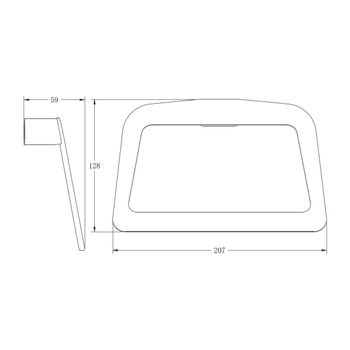 Кольцо для полотенец BELZ B90704, оружейная сталь — фото 2, Полотенцедержатели