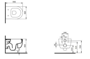 Товар: Чаша подвесного унитаза Allen Brau Priority 4.31002.20 белый глянец - фото 43 Чаша подвесного унитаза Allen Brau Priority 4.31002.20 белый глянец — фото 43, Подвесные унитазы