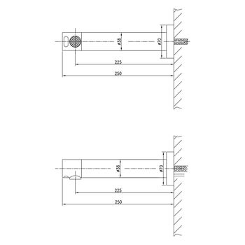 Project Смеситель для раковины, монолит.излив 207мм на стену, Сенс, хром, LM, LM4651CE — фото 2, Смесители для раковины