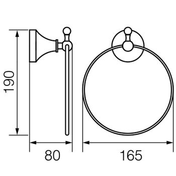 Товар: GIALETTA Кольцо, бронза VR.GIL-6423.BR - фото 2 GIALETTA Кольцо, бронза VR.GIL-6423.BR — фото 2, Полотенцедержатели
