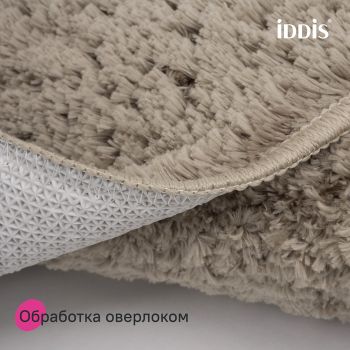 Набор ковриков для ванной комнаты, 50х80 + 50х50, микрофибра, светло-коричневый, IDDIS, BSET07Mi13 — фото 3, Аксессуары для ванной