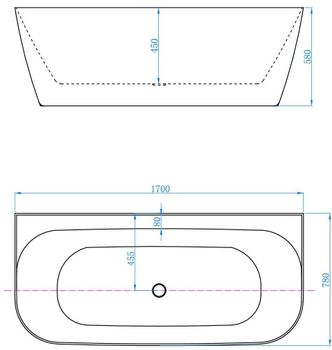 Акриловая ванна Allen Brau Priority 3 170x78 2.31003.20/AM — фото 2, Акриловые ванны