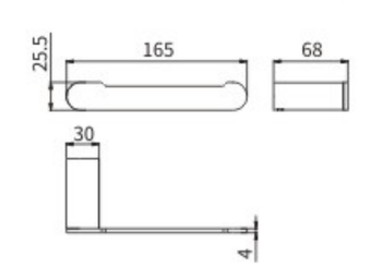 Бумагодержатель 63107 — фото 2, Держатели туалетной бумаги