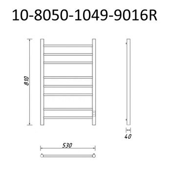 Товар: Полотенцесушитель электрический ВИД 10 810х500 правый, скр.монтаж, СНШ, белый матовый(RAL 9016), (Ferrum), Маргроид 10-8050-1049-9016R - фото 6 Полотенцесушитель электрический ВИД 10 810х500 правый, скр.монтаж, СНШ, белый матовый(RAL 9016), (Ferrum), Маргроид 10-8050-1049-9016R — фото 6, Электрические полотенцесушители