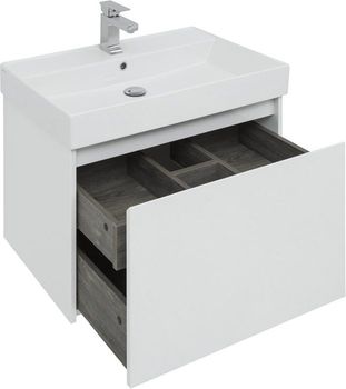 Мебель для ванной Aquanet Nova Lite 75 белый (1 ящик) 00242296 — фото 11, Комплекты мебели для ванной