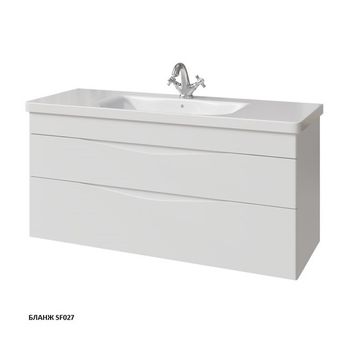 ЛЕНТО тумба 120 два ящика 36216-SF027 — фото 1, Комоды и тумбы для ванной комнаты