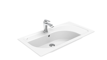 CREAVIT Раковина TP185 мебельная (85 см) TP185-00CB00E-0000 — фото 1, Раковины накладные