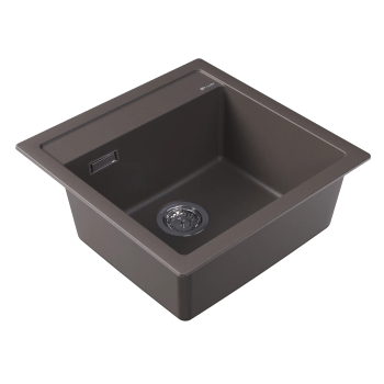 Мойка "Эстель" 510, серый шелк FS 20.515.C0510.307 — фото 1, Кухонные мойки
