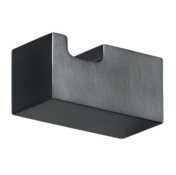 Крючок COLOMBO DESIGN MINI Q CD127.GM одинарный цвет графит матовый — фото 3, Крючки для полотенец