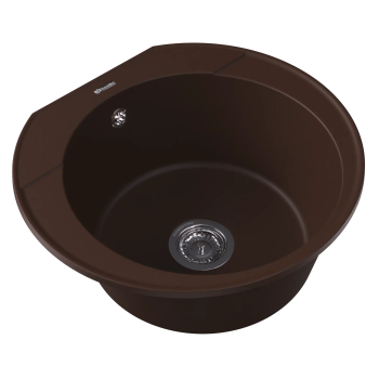 Мойка "Эльба", брауни 20.145.C0555.206 — фото 1, Кухонные мойки