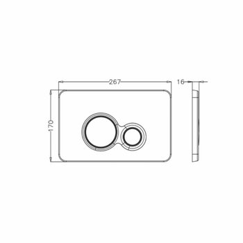 SET Инсталляция Sava Free Standing+клавиша смыва DUO хром матовый/хром глянец SFS40006463 — фото 3, Инсталляции для унитазов