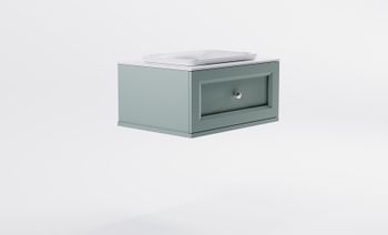 Товар: Тумба Классик 80 с 1ящ NCS S 3005-b80g мат. с раковиной Ретро бел гл. и столешницей Solid бел гл. 4631177714047 - фото 3 Тумба Классик 80 с 1ящ NCS S 3005-b80g мат. с раковиной Ретро бел гл. и столешницей Solid бел гл. 4631177714047 — фото 3, Тумбы с раковиной