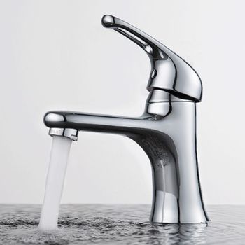 Смеситель для раковины D&K Rhein DA1372141, хром — фото 1, Смесители для раковины