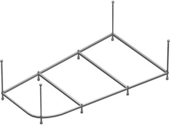 RAMA0109 Усиленная рама YUKON лев. 160х90 — фото 1, Комплектующие