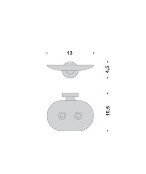 Мыльница COLOMBO DESIGN BASIC B2781 настенная несъемная цвет хром — фото 1, Мыльницы