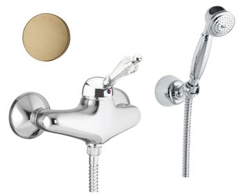 Смеситель для душа Fiore IMPERIAL- SKY (SWAROVSKI®) 82ZZ5127, бронза — фото 1, Смеситель для душа