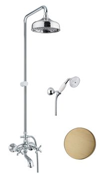 Душевая система Fiore MARGOT 26ZZ0615, бронза — фото 1, Душевые системы